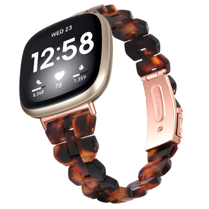 Bracelet de montre universel en résine Rhombus, For Fitbit Versa 3 / Sense, For Fitbit Versa 4 / Sense 2
