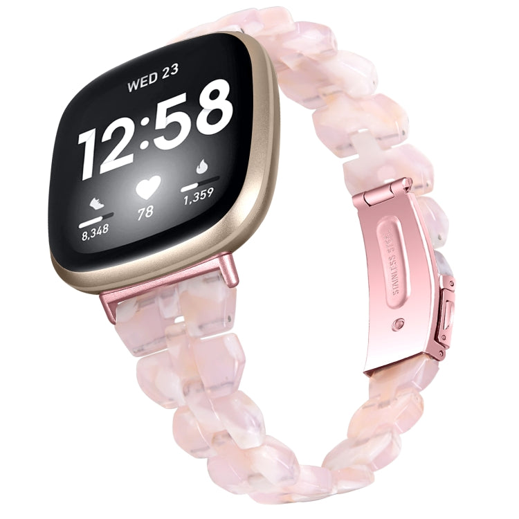 Bracelet de montre universel en résine Rhombus, For Fitbit Versa 3 / Sense, For Fitbit Versa 4 / Sense 2