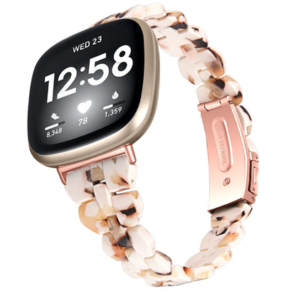 Bracelet de montre universel en résine Rhombus, For Fitbit Versa 3 / Sense, For Fitbit Versa 4 / Sense 2