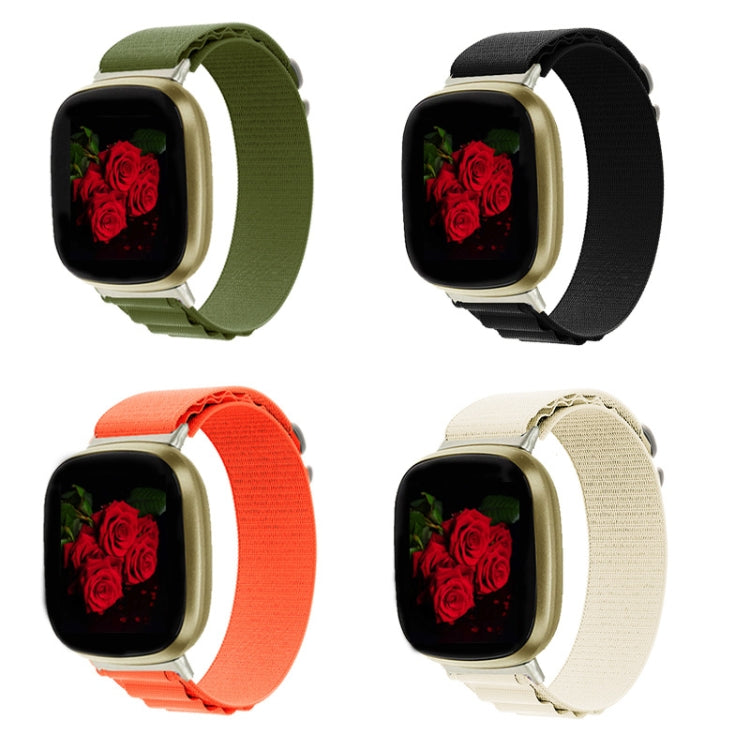 Bracelet de montre en nylon à boucle universelle, For Fitbit Versa 3 / Sense, For Fitbit Versa 4 / Sense 2