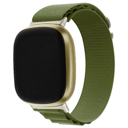 Bracelet de montre en nylon à boucle universelle, For Fitbit Versa 3 / Sense, For Fitbit Versa 4 / Sense 2
