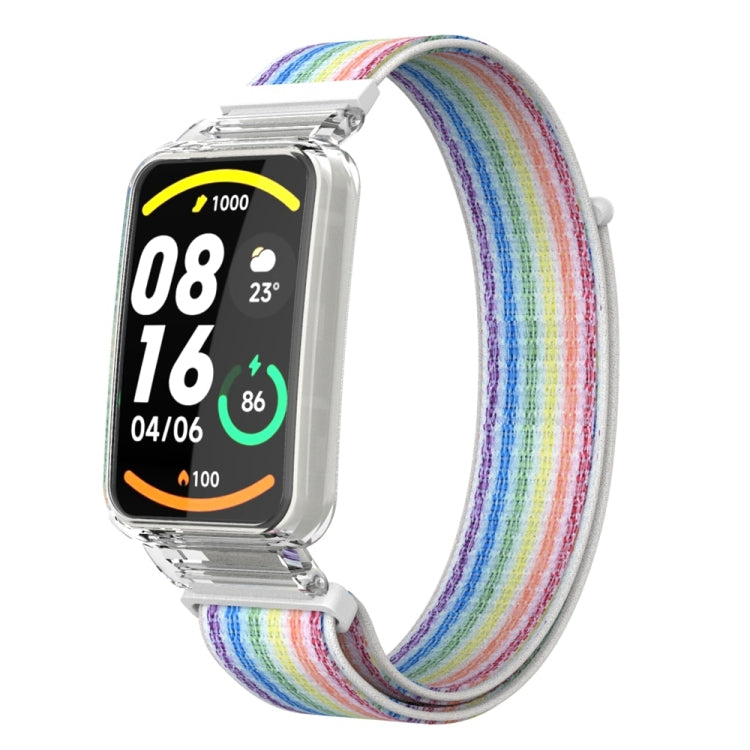 Étui de protection PC intégré + bracelet de montre en nylon, For Xiaomi Mi Band 7 Pro