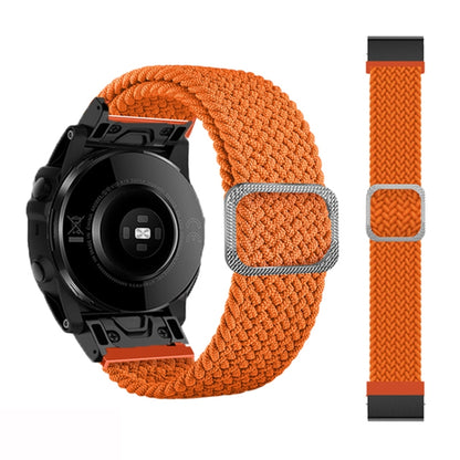 Bracelet de montre élastique en nylon tressé réglable, For Garmin Fenix 7