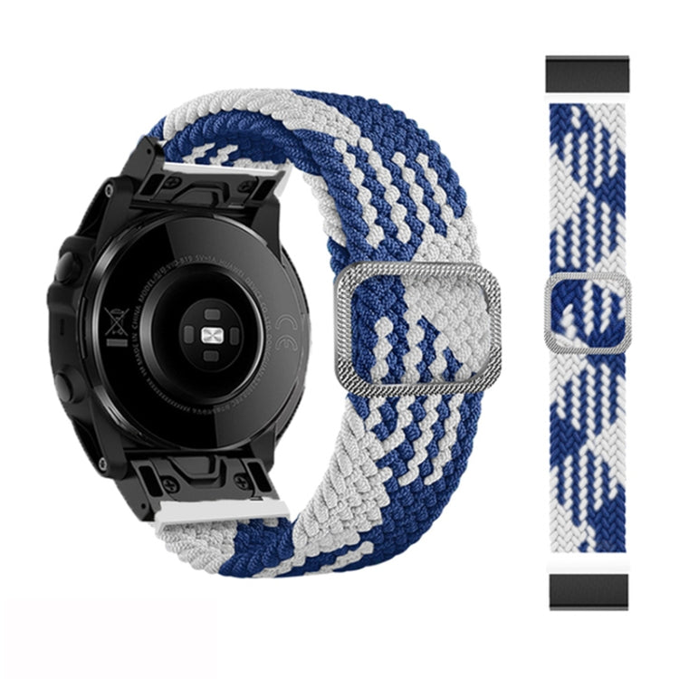 Bracelet de montre élastique en nylon tressé réglable, For Garmin Fenix 7