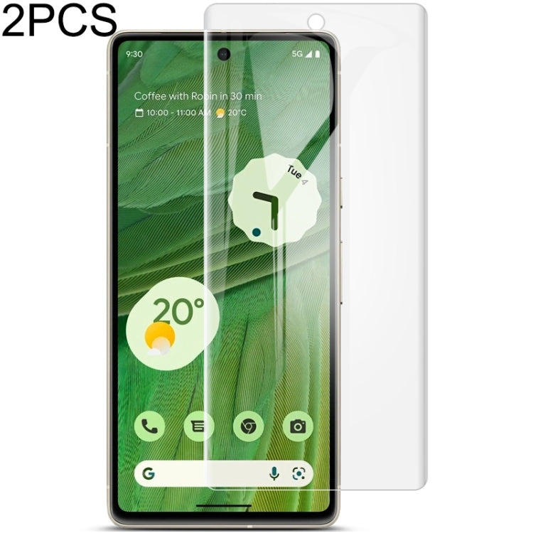 2pcs imak Protecteur avant de film hydrogel plein écran incurvé, For Xiaomi Redmi Note 12 Pro 5G China/Indian, For Xiaomi Redmi Note 12 Pro+ 5G China/Indian, For Google Pixel 7 Pro, For Google Pixel 7, For Apple Watch Ultra 3 / 2 / 1 49mm              ...