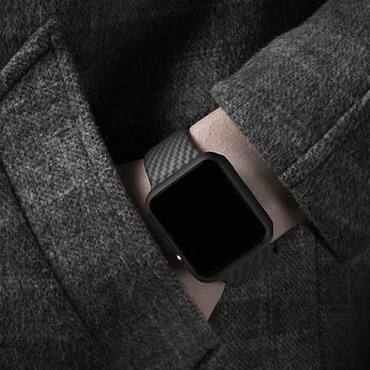 Bracelet en silicone en fibre de carbone, For Apple Watch Ultra 49mm / Series 8&745mm / SE 2&6&SE&5&4 44mm / 3&2&1 42mm, For Apple Watch Series 8&7 41mm / SE&SE&5&4 40mm / 3&2&1 38mm