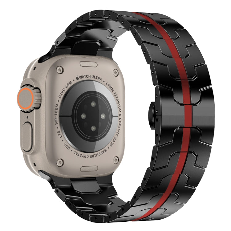 Bracelet de montre en acier, For Apple Watch Series 8&7 41mm / SE 2&6&SE&5&4 40mm / 3&2&1 38mm, For Apple Watch Ultra 49mm / Series 8&7 45mm / SE 2&6&SE&5&4 44mm / 3&2&1 42mm