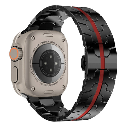 Bracelet de montre en acier, For Apple Watch Series 8&7 41mm / SE 2&6&SE&5&4 40mm / 3&2&1 38mm, For Apple Watch Ultra 49mm / Series 8&7 45mm / SE 2&6&SE&5&4 44mm / 3&2&1 42mm