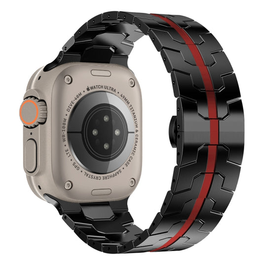 Bracelet de montre en acier, For Apple Watch Series 8&7 41mm / SE 2&6&SE&5&4 40mm / 3&2&1 38mm, For Apple Watch Ultra 49mm / Series 8&7 45mm / SE 2&6&SE&5&4 44mm / 3&2&1 42mm