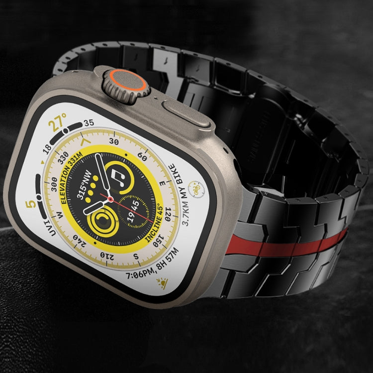 Bracelet de montre en acier, For Apple Watch Series 8&7 41mm / SE 2&6&SE&5&4 40mm / 3&2&1 38mm, For Apple Watch Ultra 49mm / Series 8&7 45mm / SE 2&6&SE&5&4 44mm / 3&2&1 42mm