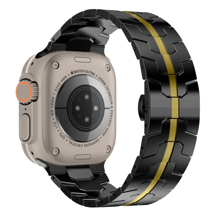 Bracelet de montre en acier, For Apple Watch Series 8&7 41mm / SE 2&6&SE&5&4 40mm / 3&2&1 38mm, For Apple Watch Ultra 49mm / Series 8&7 45mm / SE 2&6&SE&5&4 44mm / 3&2&1 42mm