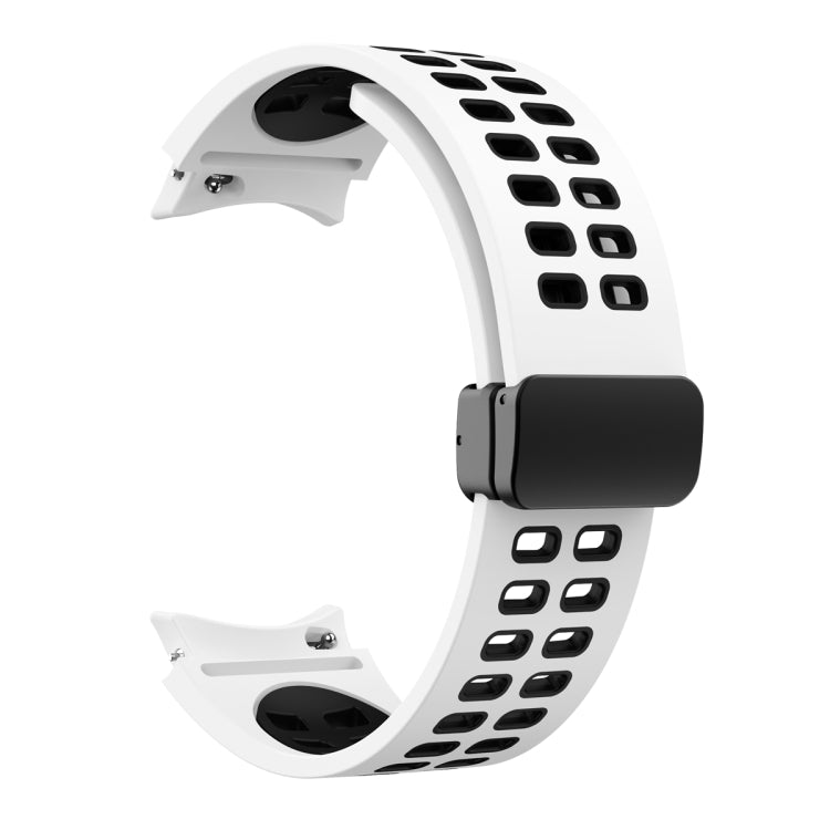 Bracelet de montre en silicone à boucle déployante à double rangée, For Samsung Galaxy Watch5 Pro