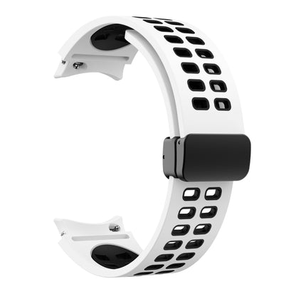 Bracelet de montre en silicone à boucle déployante à double rangée, For Samsung Galaxy Watch5 Pro