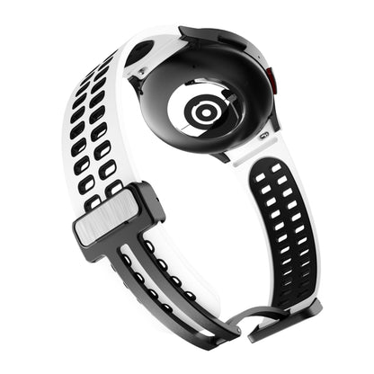 Bracelet de montre en silicone à boucle déployante à double rangée, For Samsung Galaxy Watch5 Pro