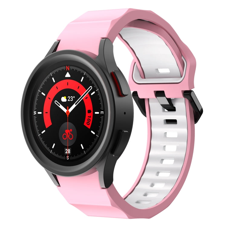 Bracelet de montre en silicone bicolore Wave, For Samsung Galaxy Watch5 Pro