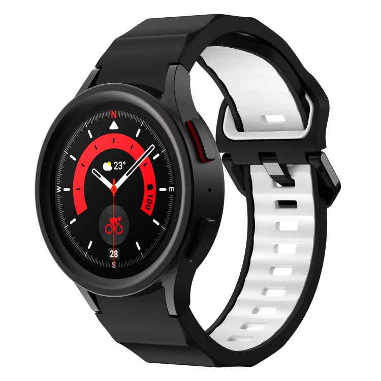 Bracelet de montre en silicone bicolore Wave, For Samsung Galaxy Watch5 Pro
