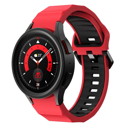 Bracelet de montre en silicone bicolore Wave, For Samsung Galaxy Watch5 Pro