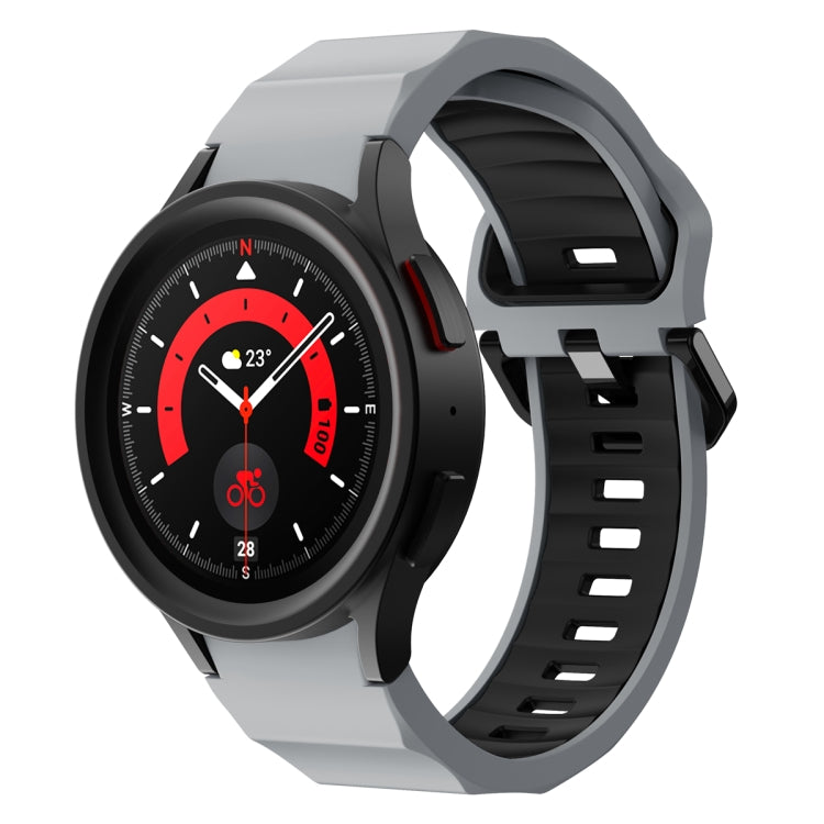 Bracelet de montre en silicone bicolore Wave, For Samsung Galaxy Watch5 Pro