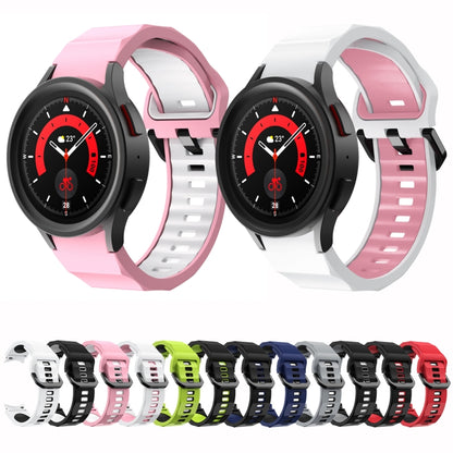 Bracelet de montre en silicone bicolore Wave, For Samsung Galaxy Watch5 Pro