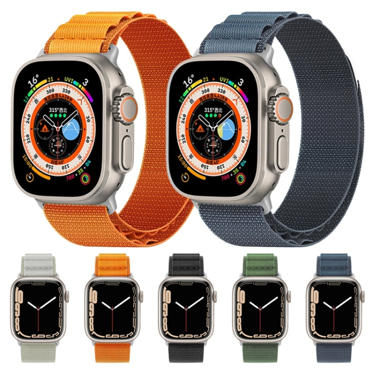 Bracelet de montre en boucle en nylon, For Apple Watch Ultra 49mm / Series 8&7 45mm, For Apple Watch Series 8&7 41mm / SE 2&6&SE&5&4 40mm