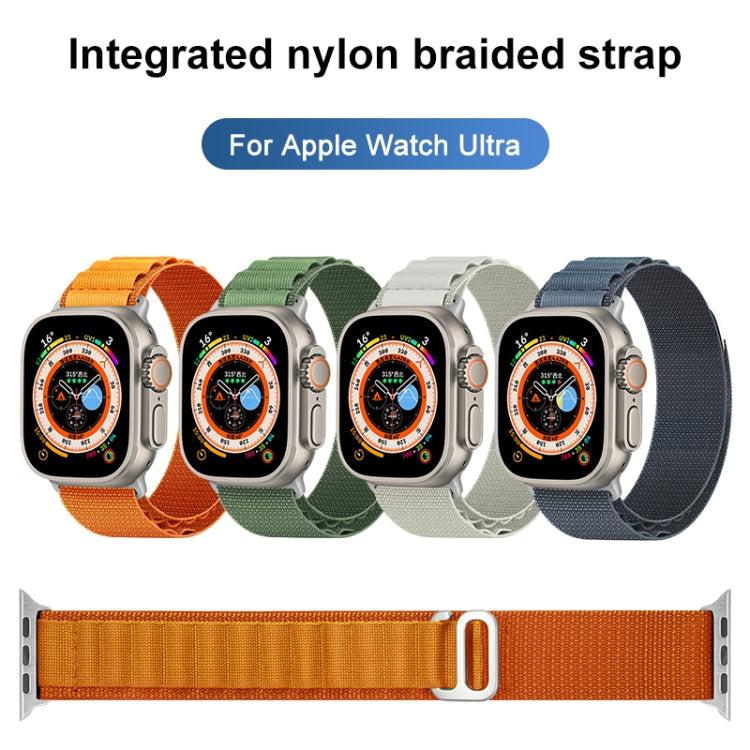 Bracelet de montre en boucle en nylon, For Apple Watch Ultra 49mm / Series 8&7 45mm, For Apple Watch Series 8&7 41mm / SE 2&6&SE&5&4 40mm