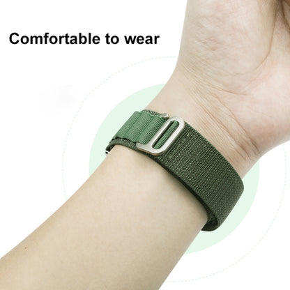 Bracelet de montre en boucle en nylon, For Apple Watch Ultra 49mm / Series 8&7 45mm, For Apple Watch Series 8&7 41mm / SE 2&6&SE&5&4 40mm