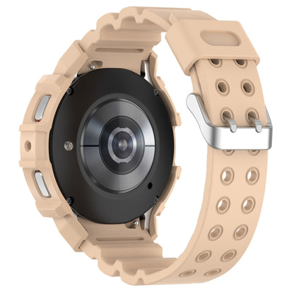 Bracelet de montre en silicone Armor + étui de protection, For Samsung Galaxy Watch5 40mm, For Samsung Galaxy Watch5 44mm, For Samsung Galaxy Watch4 40mm, For Samsung Galaxy Watch4 44mm