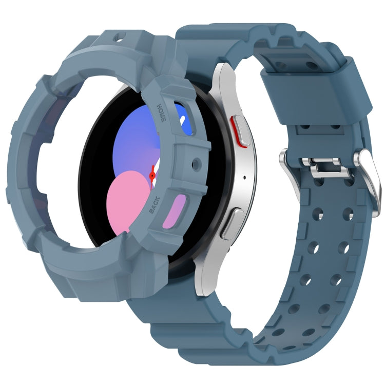 Bracelet de montre en silicone Armor + étui de protection, For Samsung Galaxy Watch5 40mm, For Samsung Galaxy Watch5 44mm, For Samsung Galaxy Watch4 40mm, For Samsung Galaxy Watch4 44mm