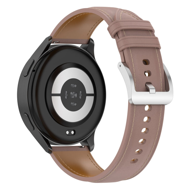 Bracelet de montre en cuir véritable de 22 mm, For Huawei Watch Buds/Xiaomi Watch S2