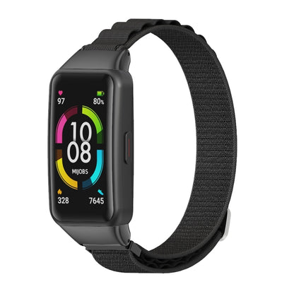 Bracelet de montre respirant en nylon MIJOBS, For Huawei Band 7 / 7 NFC