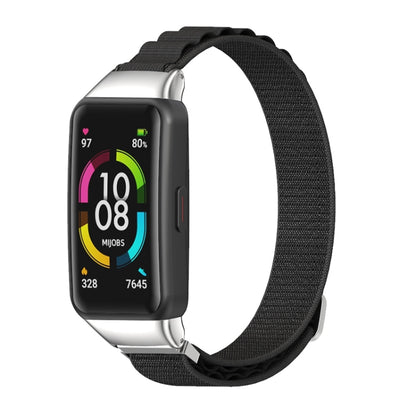Bracelet de montre respirant en nylon MIJOBS, For Huawei Band 7 / 7 NFC