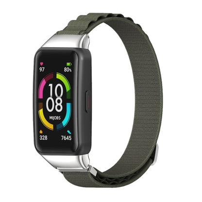 Bracelet de montre respirant en nylon MIJOBS, For Huawei Band 7 / 7 NFC