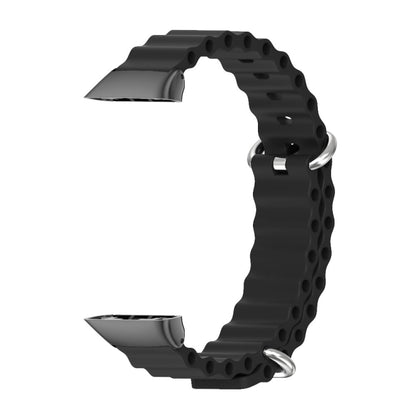 MIJOBS CS Bracelet de montre respirant en silicone marin, For Huawei Band 6 / Honor Band 6, For Huawei Band 7 / 7 NFC