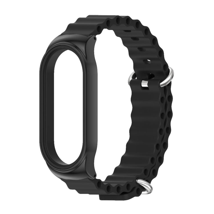 MIJOBS CS Bracelet de montre respirant en silicone marin, For Xiaomi Mi Band 6 / 5, For Xiaomi Mi Band 7 / 7 NFC