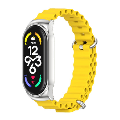 MIJOBS CS Bracelet de montre respirant en silicone marin, For Xiaomi Mi Band 6 / 5, For Xiaomi Mi Band 7 / 7 NFC