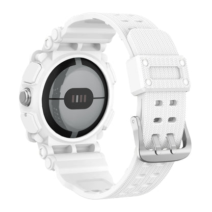 Bracelet de montre intégré de couleur unie à trois épreuves, For Google Pixel Watch
