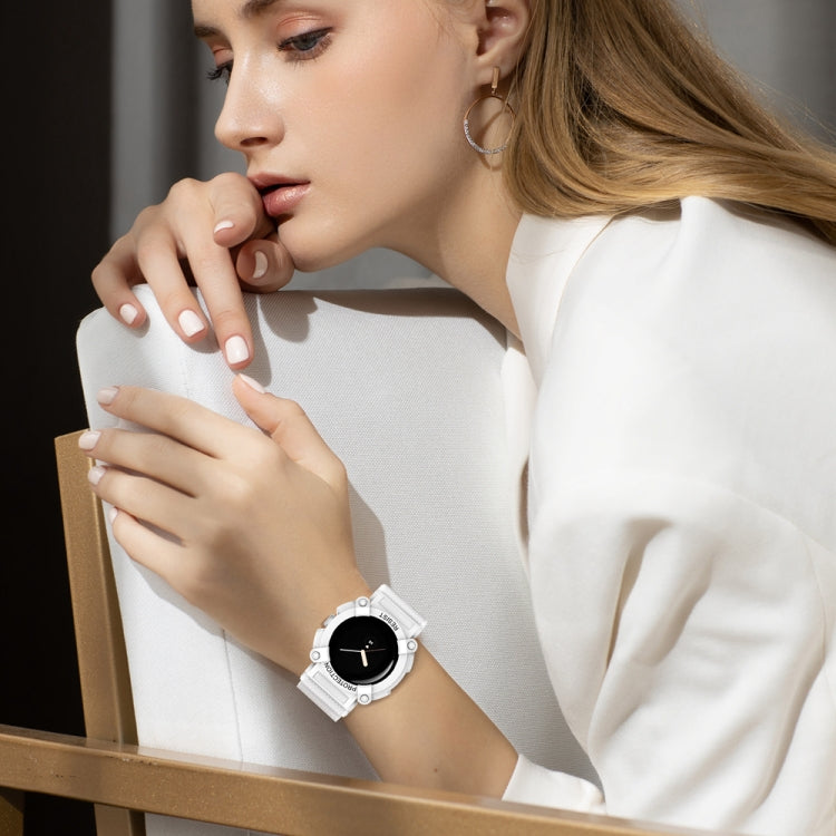 Bracelet de montre intégré de couleur unie à trois épreuves, For Google Pixel Watch