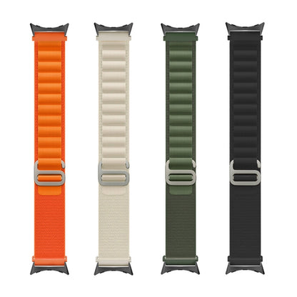 Bracelet de montre en nylon avec connecteur noir, For Google Pixel Watch 4 / 3 / 2 / 1 41mm