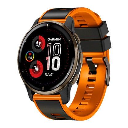 Bracelet de montre universel en silicone bicolore, 20mm, 22mm