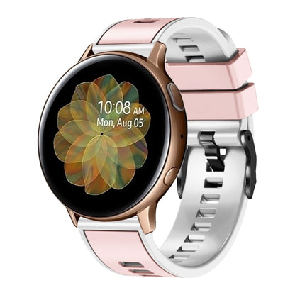 Bracelet de montre universel en silicone bicolore, 20mm, 22mm