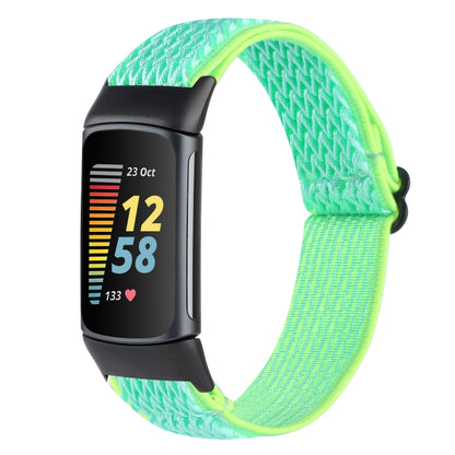 Bracelet de montre en nylon tressé à boucle ondulée, For Fitbit Inspire 2, For Fitbit Inspire, For Fitbit Charge 5