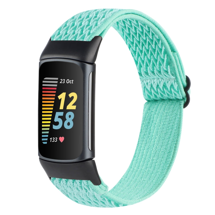 Bracelet de montre en nylon tressé à boucle ondulée, For Fitbit Inspire 2, For Fitbit Inspire, For Fitbit Charge 5