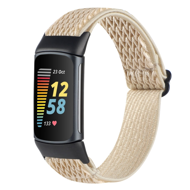 Bracelet de montre en nylon tressé à boucle ondulée, For Fitbit Inspire 2, For Fitbit Inspire, For Fitbit Charge 5