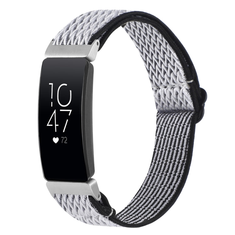Bracelet de montre en nylon tressé à boucle ondulée, For Fitbit Inspire 2, For Fitbit Inspire, For Fitbit Charge 5