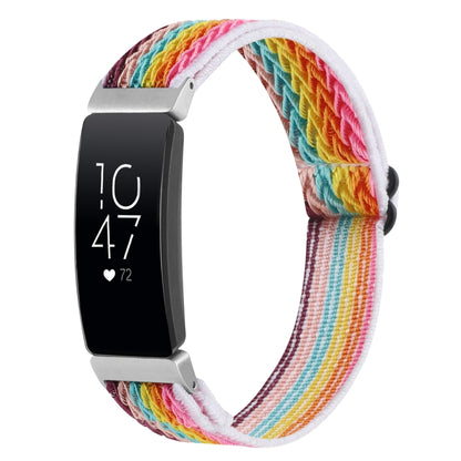 Bracelet de montre en nylon tressé à boucle ondulée, For Fitbit Inspire 2, For Fitbit Inspire, For Fitbit Charge 5