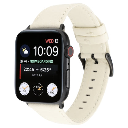 Bracelet de montre en cuir texturé de vachette, For Apple Watch Series 8&7 41mm / SE 2&6&SE&5&4 40mm / 3&2&1 38mm, For Apple Watch Series 7 45mm / 6 & SE & 5 & 4 44mm / 3 & 2 & 1 42mm, For Apple Watch Series 7 41mm / 6 & SE & 5 & 4 40mm / 3 & 2 & 1 38m...