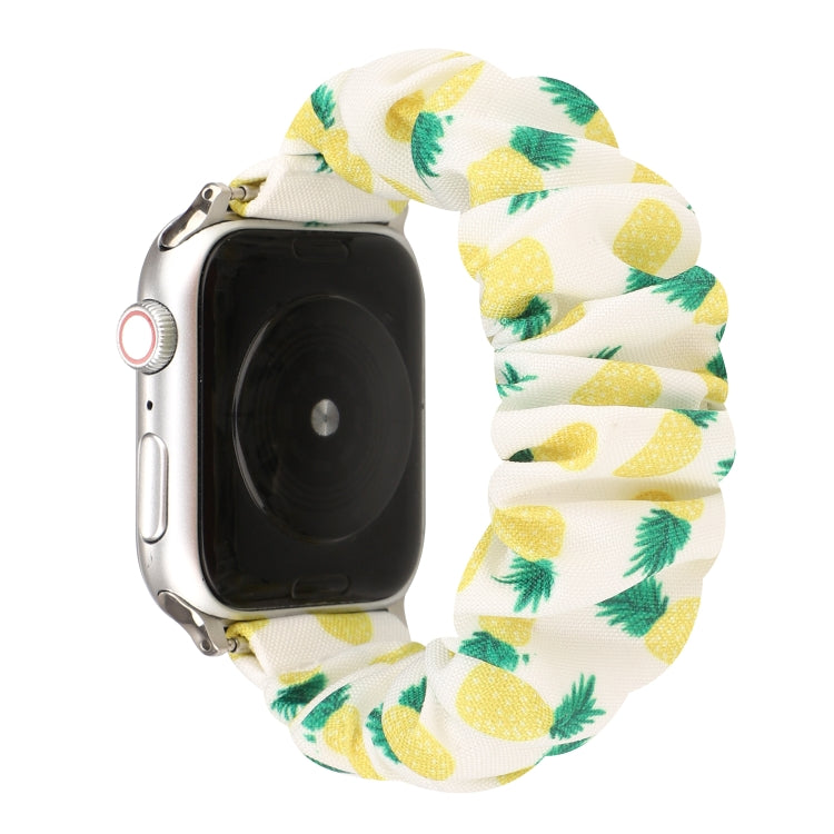 Bracelet en tissu + anneau de cheveux en acier inoxydable, For Apple Watch Series 8&7 41mm / SE 2&6&SE&5&4 40mm / 3&2&1 38mm, For Apple Watch Ultra 49mm / Series 8&7 45mm / SE 2&6&SE&5&4 44mm / 3&2&1 42mm                                                ...