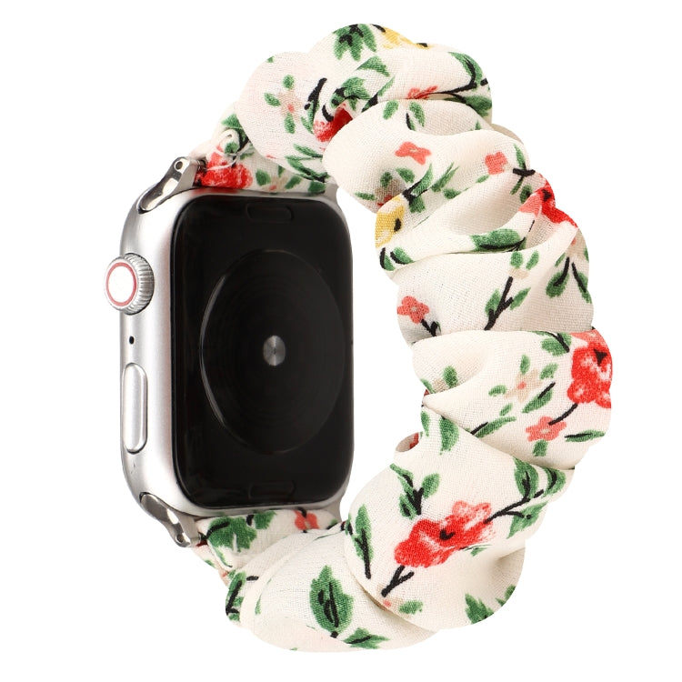 Bracelet en tissu + anneau de cheveux en acier inoxydable, For Apple Watch Series 8&7 41mm / SE 2&6&SE&5&4 40mm / 3&2&1 38mm, For Apple Watch Ultra 49mm / Series 8&7 45mm / SE 2&6&SE&5&4 44mm / 3&2&1 42mm                                                ...