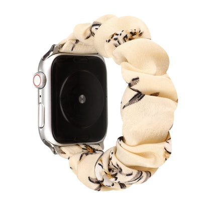 Bracelet en tissu + anneau de cheveux en acier inoxydable, For Apple Watch Series 8&7 41mm / SE 2&6&SE&5&4 40mm / 3&2&1 38mm, For Apple Watch Ultra 49mm / Series 8&7 45mm / SE 2&6&SE&5&4 44mm / 3&2&1 42mm                                                ...
