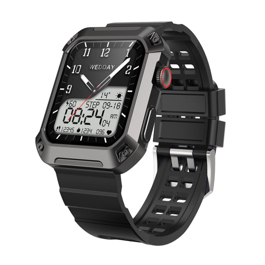 Rogbid Tank S2 Montre intelligente à écran IPS de 1,83 pouces, prend en charge les appels Bluetooth / la pression artérielle / la surveillance du sommeil, S2 (Black)